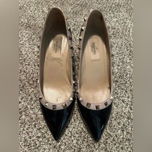 Valentino studded wedge heel